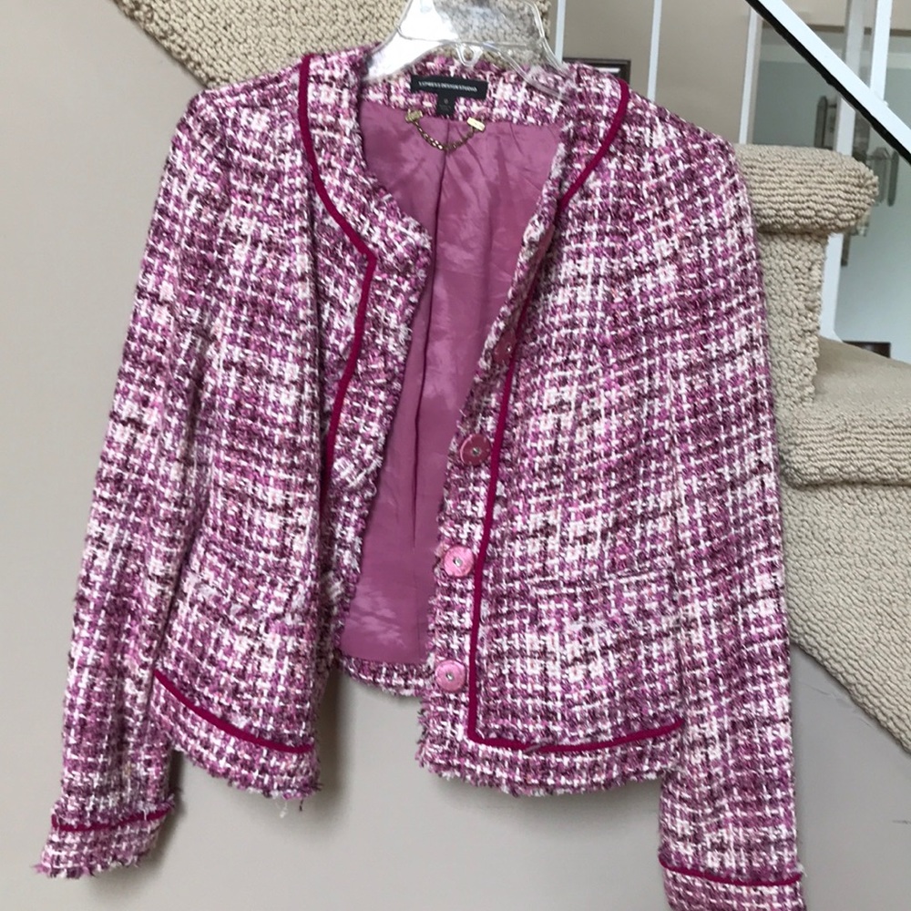Express tweed pink blazer